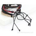 Retro Style Leather Bracelet Handcrafted Anchor Man Bracelet